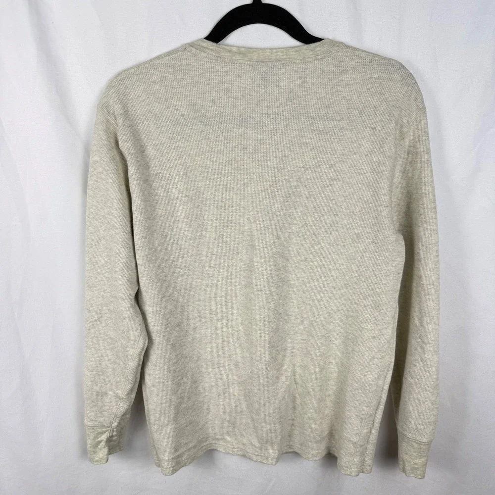 Polo Ralph Lauren Men's Sleepwear Long Sleeve Waffleknit Medium Loungewear Logo